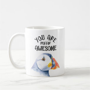 Sie sind phantastische Weihnachtsvogelfarbe Kaffeetasse