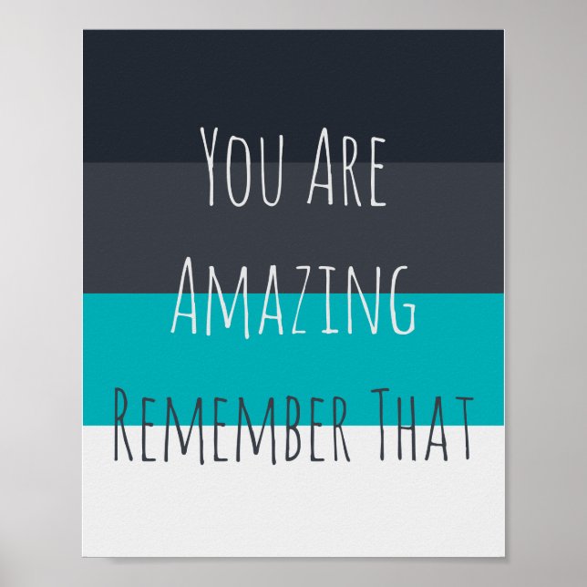 Sie sind Phantastisches "Living Room Wall Art Post Poster (Vorne)