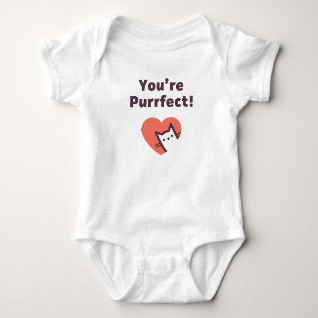 Sie sind Purrfect - Baby Züchter Baby Strampler (Vorderseite)
