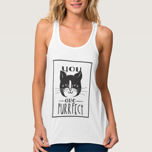 Sie sind Purrfect Tank Top (Vorderseite)