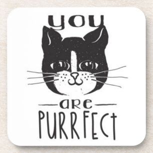 Sie sind Purrfect Untersetzer