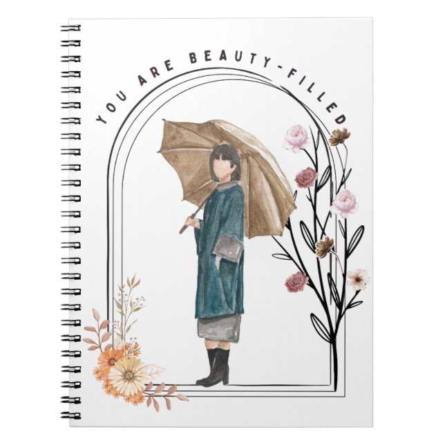 Sie sind schön gefüllt notizblock (Vorderseite)