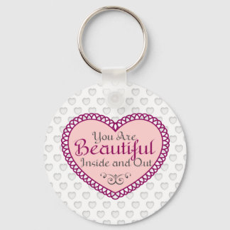 Sie sind schöne Word Art Geschenke Zitate Schlüsselanhänger