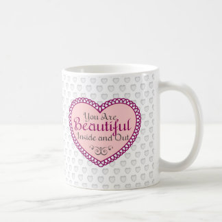 Sie sind schöne Wort-Kunst-Zitat-Kaffee-Tassen Kaffeetasse