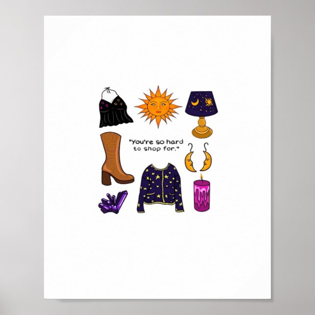 Sie sind schwer zu kaufen für Whimsigoth ästhetisc Poster (Vorne)