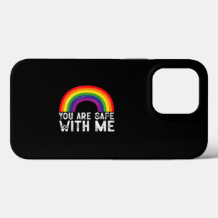 Sie sind sicher mit meinem LGBTQ-Stolz Monat Regen Case-Mate iPhone Hülle