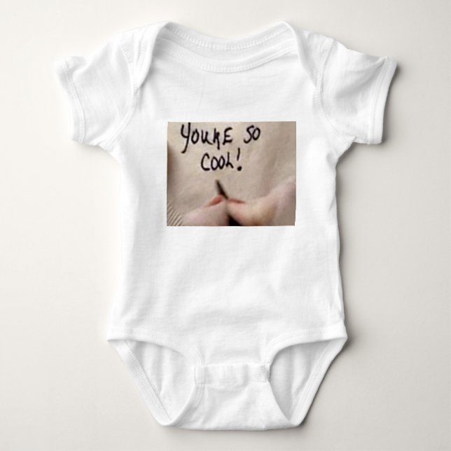 Sie sind so cool baby strampler (Vorderseite)