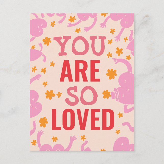 SIE SIND SO LIEBT GREETING CARD EINLADUNGSPOSTKARTE (Vorderseite)