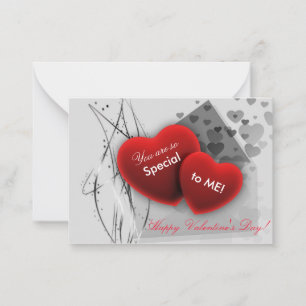 Sie sind so Special Valentine Mitteilungskarte