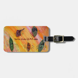Sie sind UnbeLEAFable - Kids Art für CHOC Gepäckanhänger