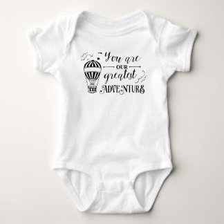 Sie sind unser beststes Abenteuerbaby-Shirt eins Baby Strampler