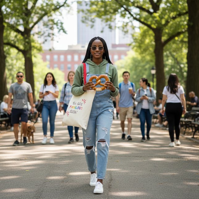 Sie sind vorzüglich | Modernes aufstrebendes posit Tragetasche (Von Creator hochgeladen)