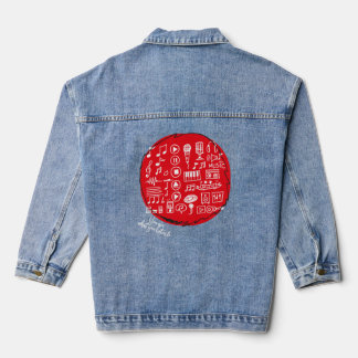 Sie sind, was Sie hören ... Jeansjacke