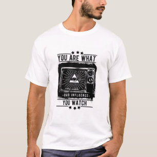 Sie sind, was Sie konspiracy TV-Grafik-T-Shirt seh T-Shirt