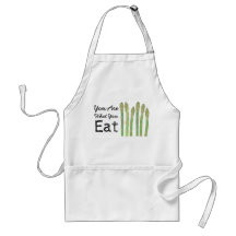 Sie sind, was Sie Spargel-Schürze essen