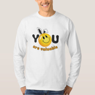 Sie sind wertvolle Motivationskunst - Süßes Herz T-Shirt