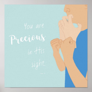 Sie sind Wertvolles ASL-Poster Poster