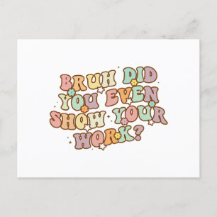 Sie sind wichtig für Ihr Energie Funny E=MC2 Scien Postkarte