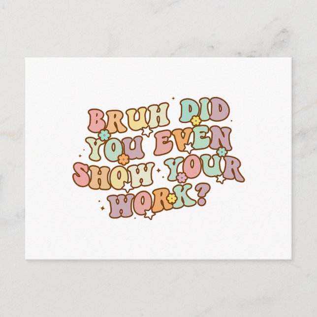 Sie sind wichtig für Ihr Energie Funny E=MC2 Scien Postkarte (Vorderseite)