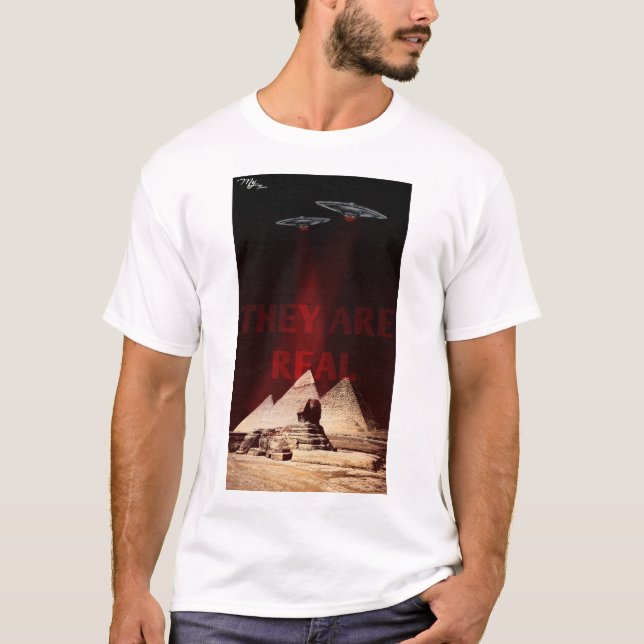 SIE SIND WIRKLICH (ALIEN GLAUBT) T-Shirt (Vorderseite)