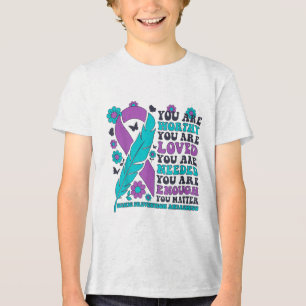 Sie sind wohlgeliebt genug, um Suizid zu verhinder Tri-Blend Shirt
