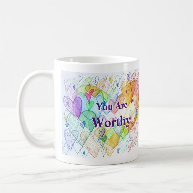Sie sind wohltätige Tasse Kaffee Cup (Links)