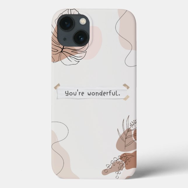 Sie sind wunderbar _ Phone case (Rückseite)