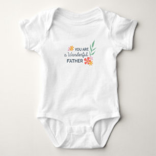 Sie sind wunderbarer Bodysuit des Vatertags-  Baby Strampler