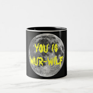 Sie sind Wur-wilf! Zweifarbige Tasse