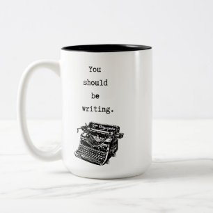 Sie sollten eine Tasse für Schreibmaschinen schre