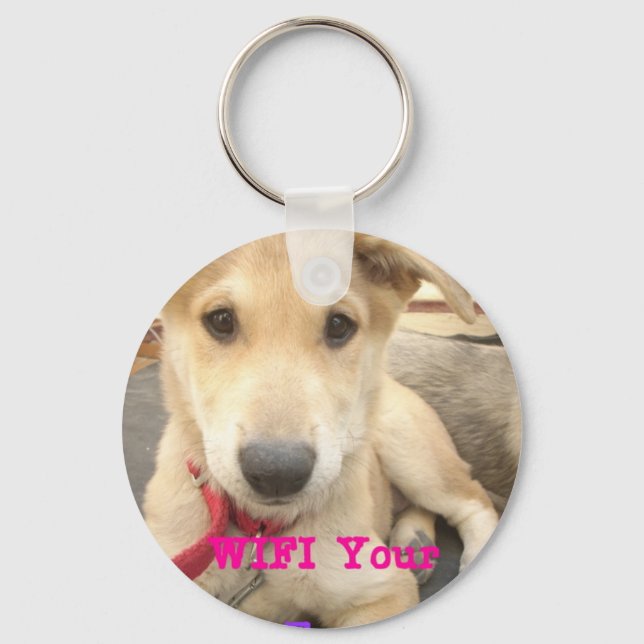 Sie sollten Ihre Liebe jeden Tag WIFI Schlüsselanhänger (Vorderseite)