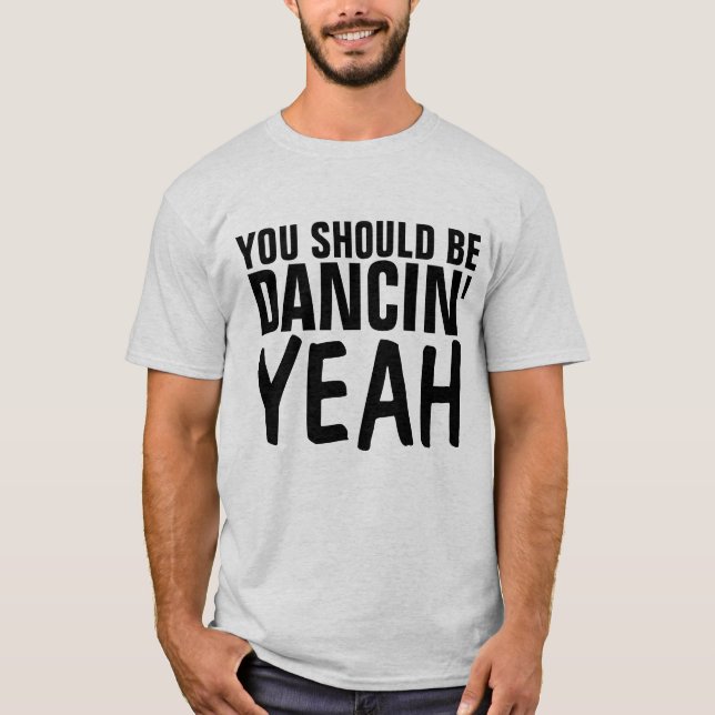 SIE SOLLTEN JAHRE Vintage Disco-T - Shirt TANZEN (Vorderseite)