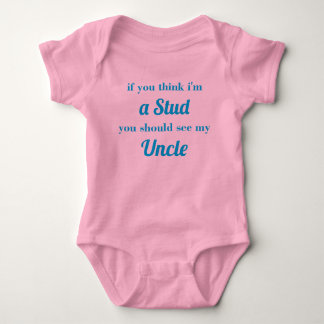 Sie sollten meinen Onkel sehen. Körper Baby Strampler