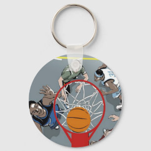 Sie spielen Basketball - Schlüsselkette Schlüsselanhänger