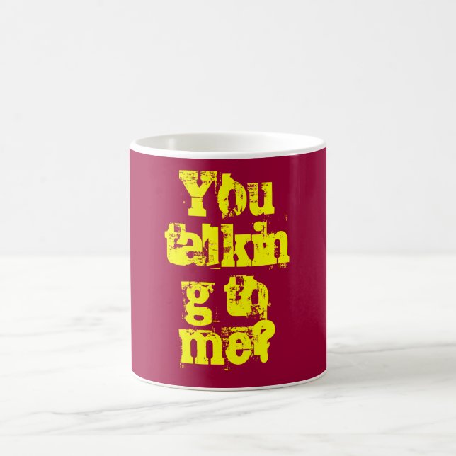 Sie sprechend mit mir? kaffeetasse (Mittel)