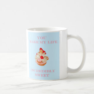 SIE STELLEN MEINE LEBEN-BONBON-TASSE HER KAFFEETASSE