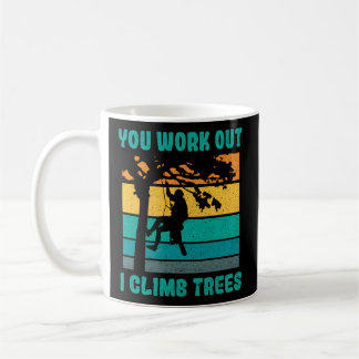 Sie stellen sich heraus, dass ich Bäume klettere H Kaffeetasse