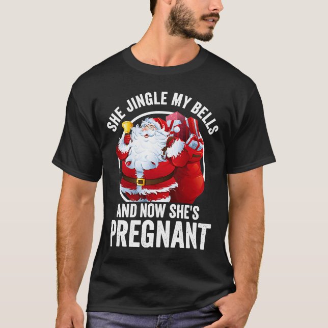 Sie stieß mir die Glocken und jetzt ist sie schwan T-Shirt (Vorderseite)