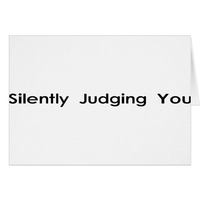 Sie still beurteilen (Vorderseite (Horizontal))