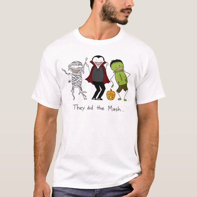 Sie taten den Brei - Halloween T-Shirt (Vorderseite)