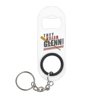"Sie töteten Glenn" gehender toter Fan Mini Flaschenöffner
