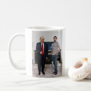Sie trafen Präsidenten Donald Trump, den   Ihr Kaffeetasse