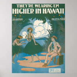 Sie tragen "Em Higher" in Hawaii Poster