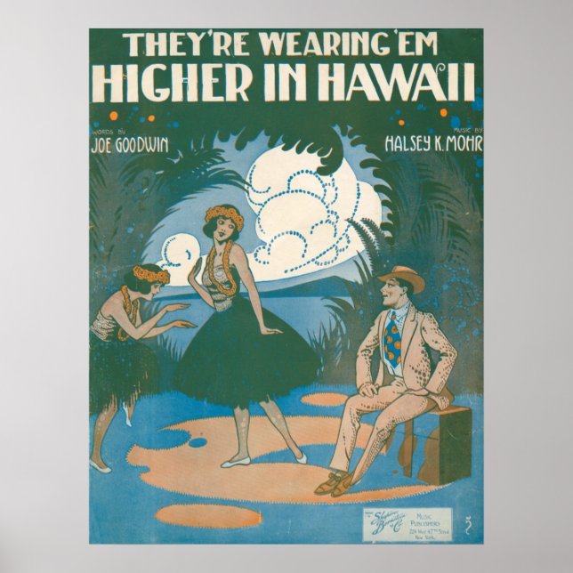 Sie tragen "Em Higher" in Hawaii Poster (Vorne)