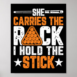 Sie trägt den Rack, den ich halte - Funny Bill Poster
