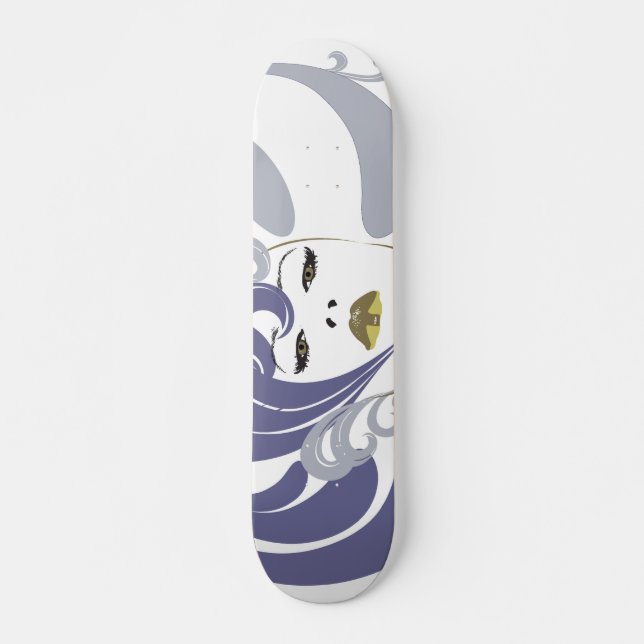 sie träumt in der Farbe Skateboard (Vorne)