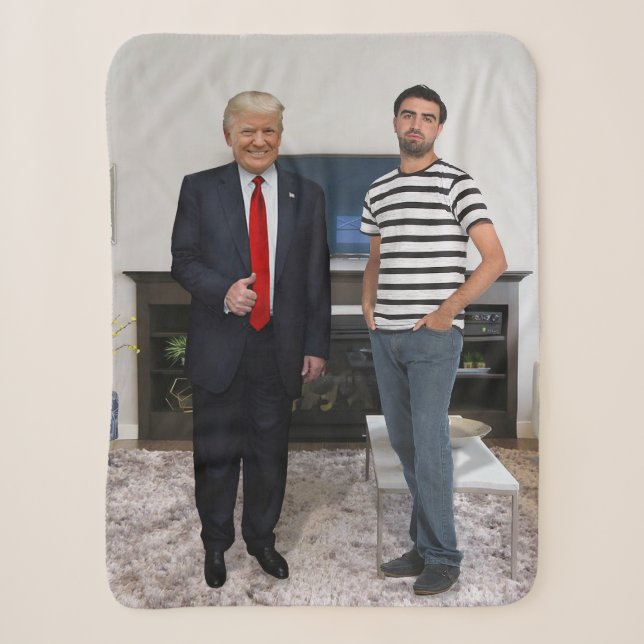 Sie treffen Präsident Donald Trump | Foto hinzufüg Sherpadecke (Vorderseite)