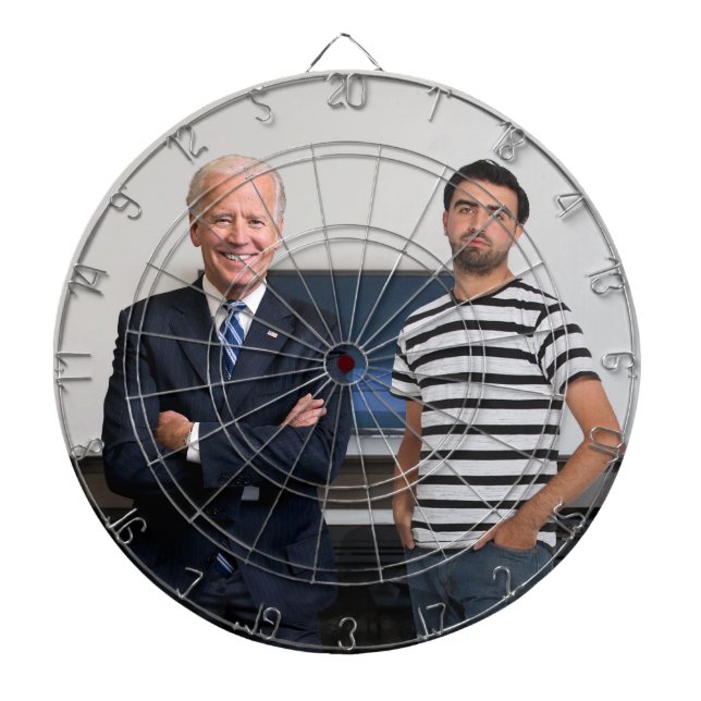 Sie treffen Präsident Joe Biden | Foto hinzufügen Dartscheibe (vorne)