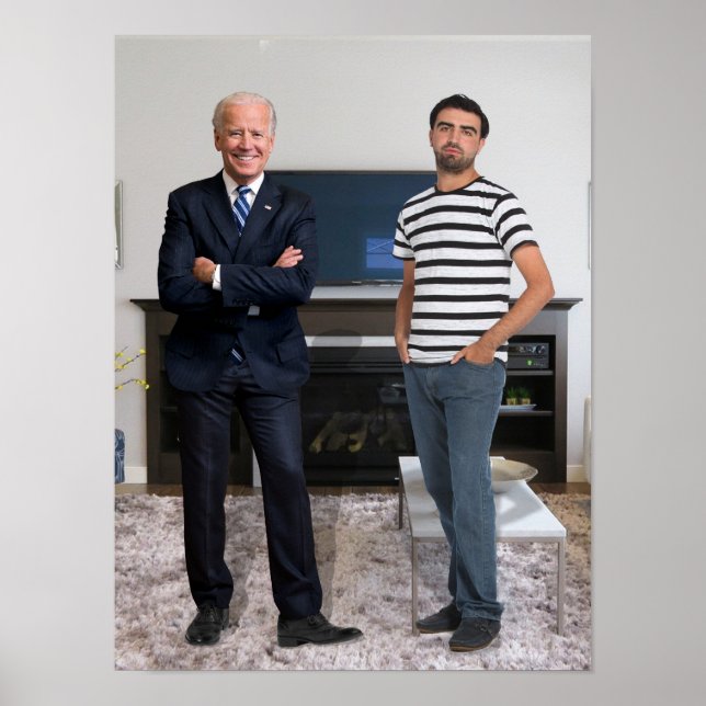Sie treffen Präsident Joe Biden | Foto hinzufügen Poster (Vorne)