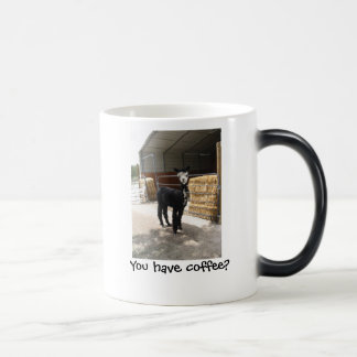 Sie trinken Kaffee? Tasse